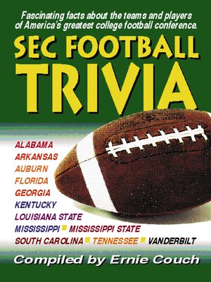 cover image of SEC Football Trivia